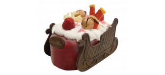 Petit Traîneau Nougat Framboise