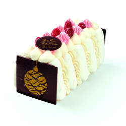 Bûche Charlotte Framboise