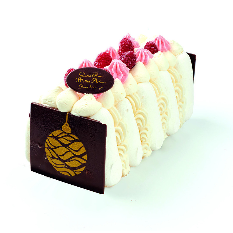 Bûche Charlotte Framboise