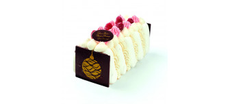 Bûche Charlotte Framboise